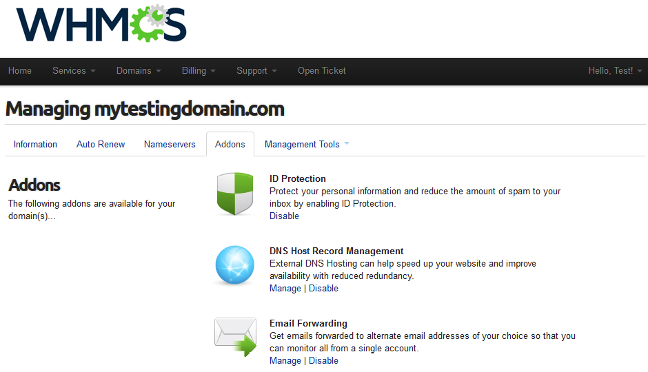 Addons