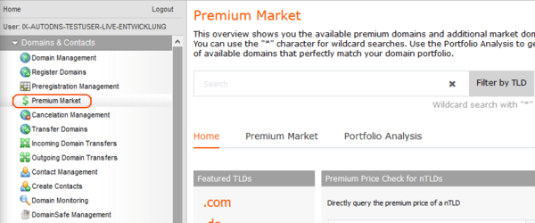 Premium market