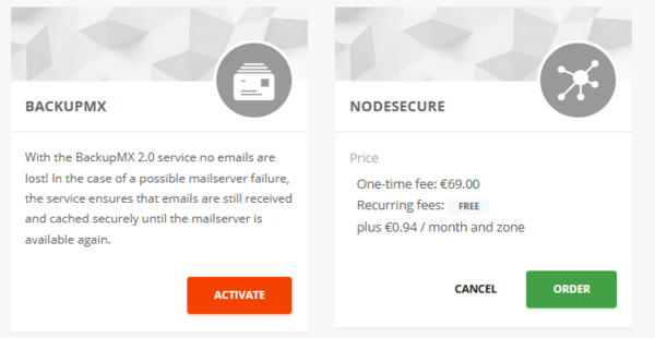 Booking in the Products & Services section (3)