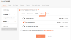 Booking via the PORTFOLIO (3)