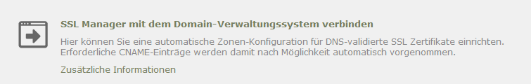 SSLManager mit AutoDNS verbinden