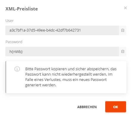 Aktivieren der XML-Preisliste in der AutoDNS Plattform (4)