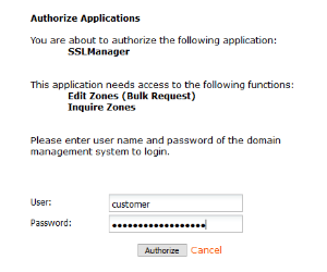 Connecting SSLManager to AutoDNS (2)
