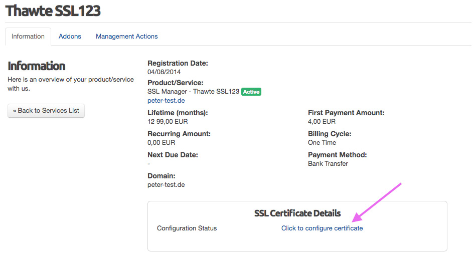 Certificate request (3)