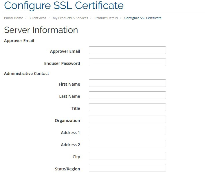 Configuration of S/MIME certificates