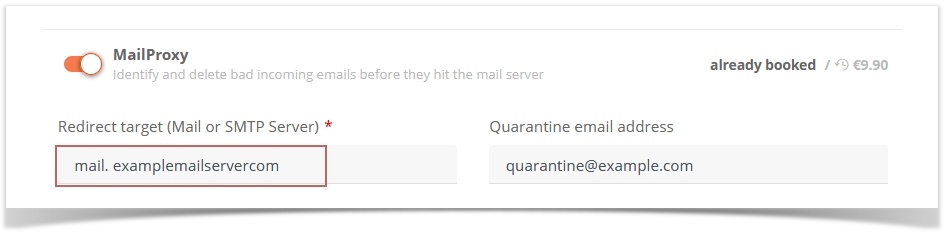MailProxy: Configure MailProxy