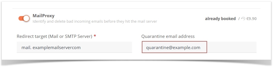 MailProxy: Configure MailProxy