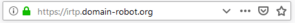 Appearance of DV certificates in the web browser