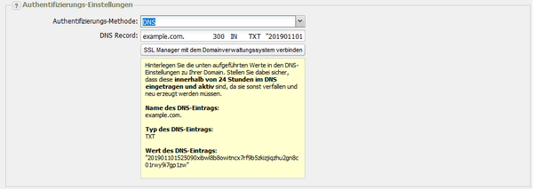 Methode DNS
