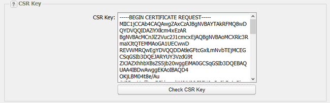 Abschnitt CSR Key