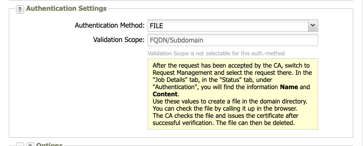 FILE method