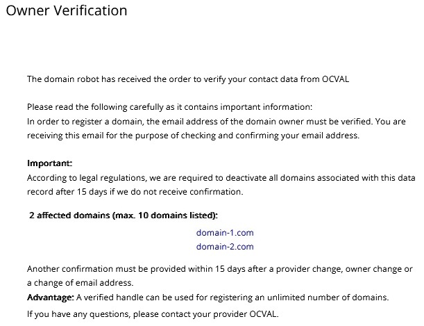 Resend the verification email (2)