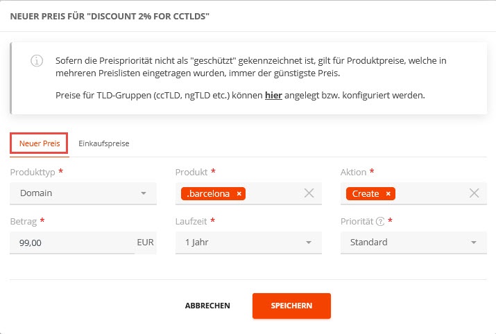 Individuelle Preisliste erstellen (3)