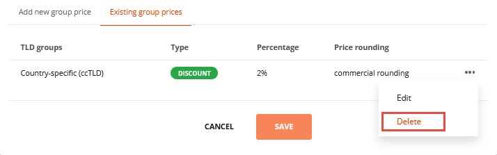Deleting group prices (2)