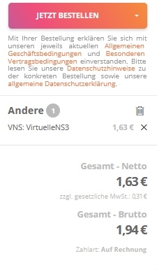 Virtuellen Nameserver (VNS) bestellen (5)