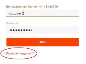 Prozess - Passwort zurücksetzen