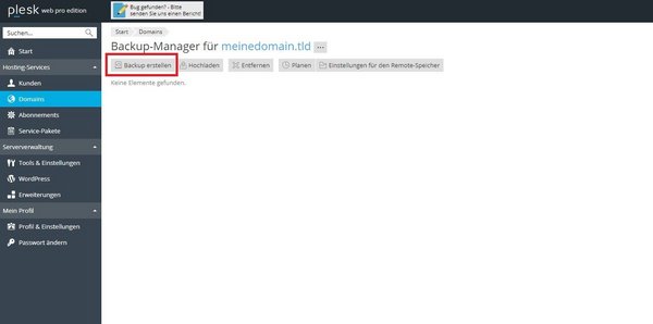 Backups planen (3)