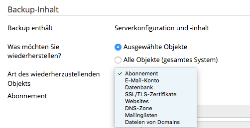 Rücksicherung