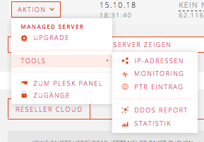 ISAC - ACTION menu